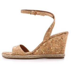 Tory Burch Marion Cork Wedge Sandal Women’s 10.5 – Designer Neutral Heel